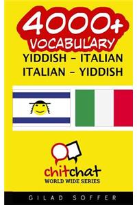 4000+ Yiddish - Italian Italian - Yiddish Vocabulary