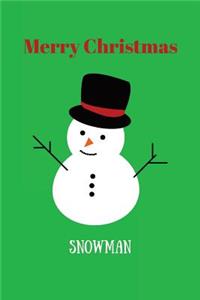 Merry Christmas Snowman