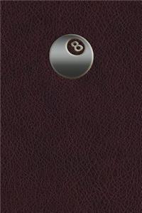 Monogram Pocket Billiards (Pool) Journal