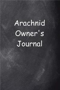 Arachnid Owner's Journal Chalkboard Design