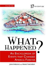 What Happened? an Encyclopedia of Events That Changed America Forever [4 Volumes]