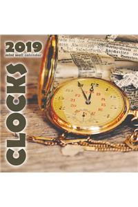 Clocks 2019 Mini Wall Calendar