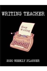 Writing Teacher 2020 Weekly Planner