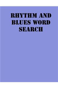 rhythm and blues Word Search