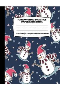 Handwriting Practice Paper Notebook Primary Composition Notebook