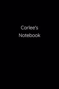 Carlee's Notebook