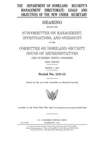 The Department of Homeland Security's Management Directorate