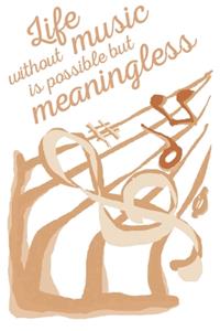 Life without music is possible but meaningless
