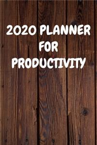 2020 Planner for Productivity