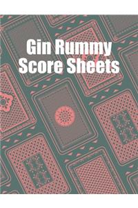 Gin Rummy Score Sheets