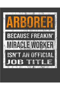 Arborer Because Freakin' Miracle Worker Is Not An Official Job Title