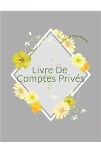Livre De Comptes Privés