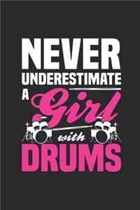 Never Underestimate A Girl With Drums