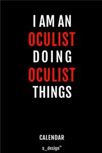 Calendar for Oculists / Oculist