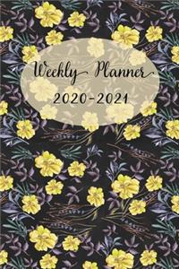 Weekly and Monthly Planner 2020-2021