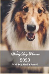 Weekly Dog Planner 2020 With Dog Health Record