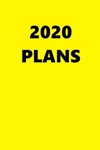 2020 Daily Planner 2020 Plans Yellow Color 384 Pages
