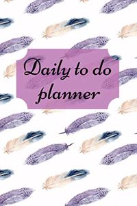 Daily to do planner