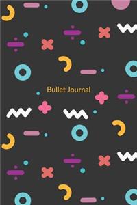 Bullet Journal: Minimal Design Bullet Journal - 120-Page 1/4 Inch Dot Grid Minimal Pattern Notebook - 6 X 9 Perfect Bound Paperback