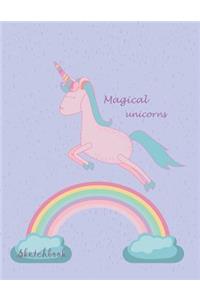 Magical unicokorn sketchbook