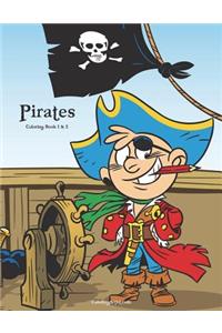 Pirates Coloring Book 1 & 2