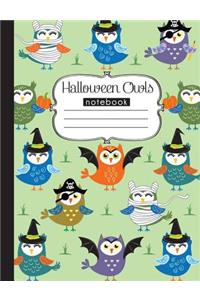 Halloween Owls Notebook