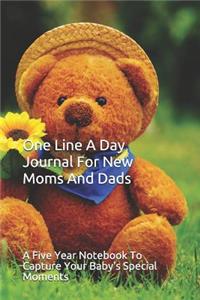 One Line a Day Journal for New Mom and Dads