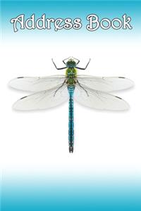 Address Book: Dragonfly - Bespoke, Personalised Address Book. Contact Us If You Would Like Your Own Image, Name or Other Text on a Book.