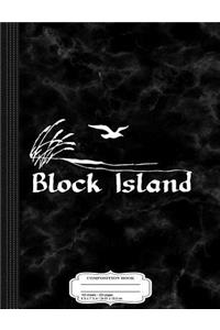 Block Island Vintage Composition Notebook