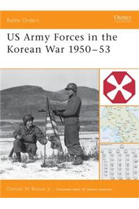US Army Forces in the Korean War 1950 53