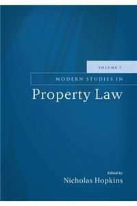 Modern Studies in Property Law - Volume 7