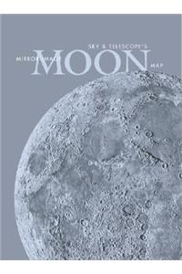 Sky & Telescope's Mirror-Image Moon Map Laminated