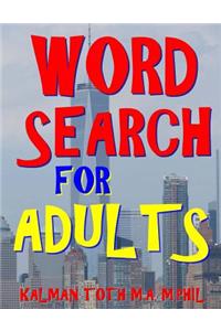 Word Search for Adults