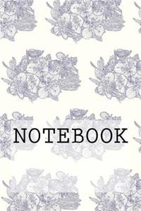 Notebook: Beetle on Blossom in Blue, Lake District. Dotted (6 X 9): Dotted Paper Notebook