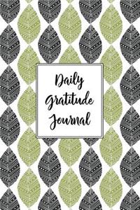 Gratitude Journal Abstract Leaves Pattern 5