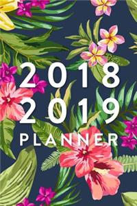2018 - 2019, 18 Month Weekly & Monthly Planner