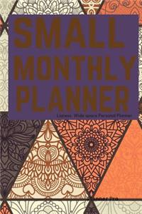 Lioness Small Monthly Planner