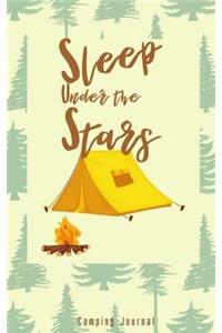 Camping Journal Sleep Under the Stars