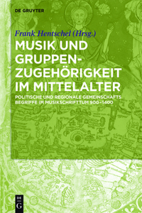 'Nationes'-Begriffe Im Mittelalterlichen Musikschrifttum