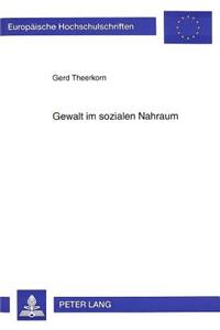 Gewalt Im Sozialen Nahraum