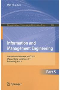 Information and Management Engineering, Part 5