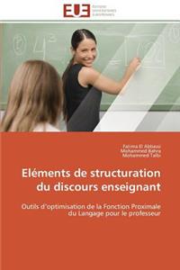 Eléments de Structuration Du Discours Enseignant