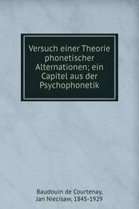 Versuch einer Theorie phonetischer Alternationen