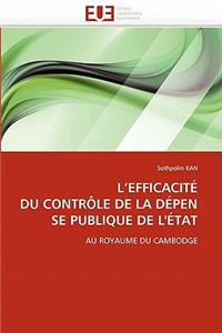 L''efficacité Du Contrôle de la Dépense Publique de l''état