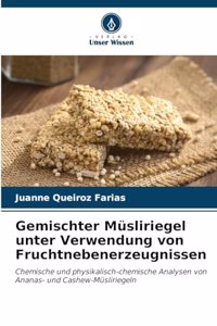 Gemischter Müsliriegel unter Verwendung von Fruchtnebenerzeugnissen