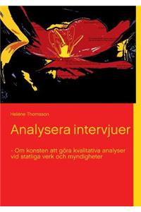 Analysera intervjuer