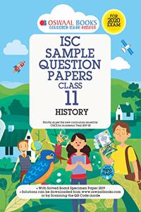 Oswaal ISC Sample Question Paper Class 11 History Book (For 2020 Exam)