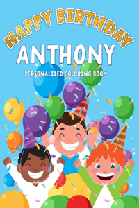 Anthony's Birthday Coloring Book