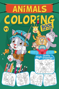 Animals Coloring Book For Kids