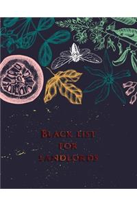 Black list for landlords